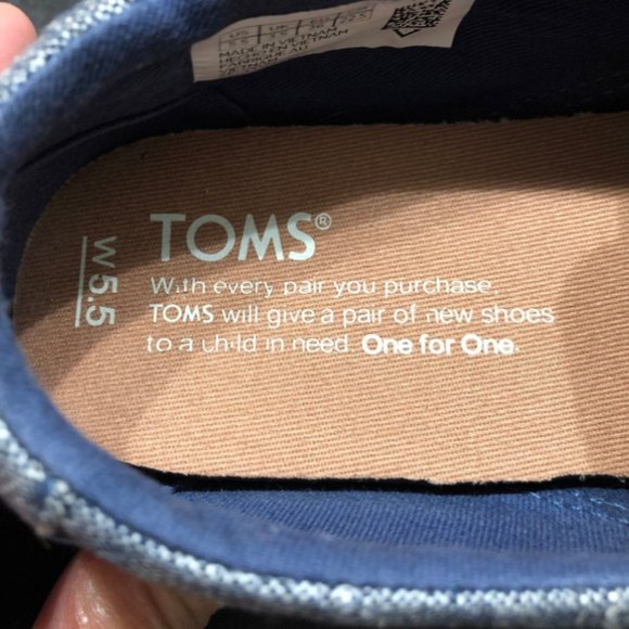 Tom's Women's Slip On Size 5.5 - Picture 6 of 9